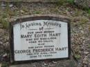 Mary Edith HART
21 Mar 1954
aged 68
George Frederick HART
17 Apr 1954
aged 73
Albany Creek Cemetery, Pine Rivers