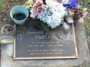 Terence Charles FABIAN
10 Jun 2003
aged 16
Albany Creek Cemetery, Pine Rivers
