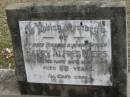 Harry Alfred MIERS, husband father,
died 24 May 1940 aged 68 years;
Alberton Cemetery, Gold Coast City