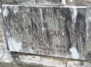Wilhelmine Caroline LOSE,
born 9 Nov 1868 died 26 April 1942;
Alberton Cemetery, Gold Coast City