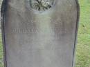 Christian F. MARKS,
born 25 Feb 1841 died 21 June 1889;
Alberton Cemetery, Gold Coast City