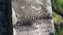
Margaret Elleanor Jane PEAKE
wife of Thos PEAKE
d: 28 Jul 1917 aged 53

Thomas PEAKE
husband of Margaret
d: Sep 1934

Atherton Pioneer Cemetery (Samuel Dansie Park)



