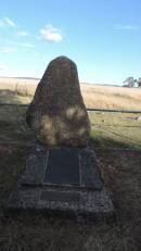 
Memorial to the pioneers of Ballandean wo rest here.

John SPENCER
d: 4 Mar 1860

James HANNAH
d: 15 Aug 1862

Lillian Mary CUBISS
d: 1 Aug 1868

Elizabeth DUBIS
d: 24 Nov 1868

Henry KETTLE
d: 16 Sep 1870

John James  SHEPHERD
d: 1 Jan 1873

Charles EDSAR
d: 28 Feb 1873

Rose Ellen JENKINS
d: 22 Feb 1873

Peter BENTON
d: 1 Jul 1873

Cecelia AUSTIN
d: 11 Feb 1875

Ellen WARD
d: 17 Feb 1880

unnamed female
d: 23 Feb 1889

Mary HINDMARSH
d: 31 Dec 1889

John FLETCHER
d: 22 Jun 1890

Christopher CARTER
d: 28 May 1892

John KEMP
d: 17 Oct 1906

Robert J WILLCOCKS
owner of Ballandean Station 1948-67

wife
Kathleen Mary WILLCOCKS
d: 26 May 2000
aged 93

Ballandean homestead pioneer memorial, Southern Downs Region

