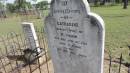 Catherine SWAIN
d: 6 Jun 1919 aged 51
wife of Henry SWAIN
Banana Cemetery, Banana Shire