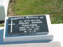 Hilda Doris FISCHER
19 Oct 1977
aged 58
Bethania (Lutheran) Bethania, Gold Coast