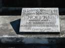 Frieda Magdalena NOFFKE
31 Mar 1972
aged 60 years 6 months
Bethania (Lutheran) Bethania, Gold Coast