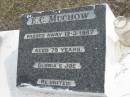 E G MUCHOW
12 Mar 1987
aged 75
Gloria and Joe
re-united
Bethel Lutheran Cemetery, Logan Reserve (Logan City)