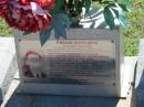 Frederick R. (Fredie) SUTCLIFFE,
son brother,
died drowning accident 29 Dec 1957 aged 18 years,
sister Narelle,
nephews Shaun & Grant;
Douglas F. GENRICH,
husband son brother,
died 29 Dec 1957 aged 31 years;
Blackbutt-Benarkin cemetery, South Burnett Region