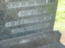 Jack Weinholt BECKETT,
husband father,
died 30 July 1959 aged 63 years;
Blackbutt-Benarkin cemetery, South Burnett Region