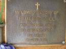 Pauline WILL,
died 14 Aug 1994 aged 60 years;
Bribie Island Memorial Gardens, Caboolture Shire