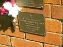 Bryce Alexander KING,
died 26 Sept 2006 aged 78 years;
Bribie Island Memorial Gardens, Caboolture Shire