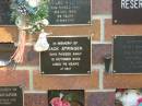 Jack STRINGER,
died 18 Oct 2002 aged 76 years;
Bribie Island Memorial Gardens, Caboolture Shire