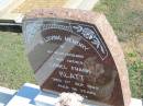 Lionel Frank KLATT,
died 1 Sept 1965 aged 56 years,
husband father;
Apostolic Church of Queensland, Brightview, Esk Shire