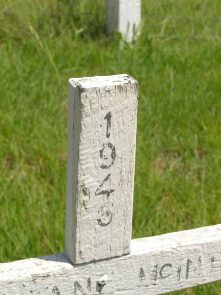 Mary COUNTER;  | Brenda Jane MCINTOSH,  | died 1946 aged 9 days;  | Brooweena St Mary's Anglican cemetery, Woocoo Shire  | 