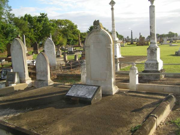 John NOTT  | b: 19 Feb 1817  |     Swimbridge, Devonshire, England  | d: 19 Jul 1886 at Bundaberg  |   | wife  | Marianne (NOTT)  | d: Randwick  |  18 Feb 1892 aged 72 (buried 24-02-1892)  |   | son  | Ebenezer (NOTT)  | d: 11 July  1903 aged 51  |   | Ruby Eveline (NOTT)  | second daughter of late H.O. NOTT and I. NOTT  | d: 19 Apr 1958  |   | Florence Vivienne  (NOTT)  | eldest daughter of late H.O. NOTT and I. NOTT  | d: 29 May 1973  |   | Bundaberg General Cemetery  |   | 