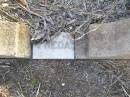 Freda M. SINN,
died 10 Oct 1935 aged 3 years 3 months;
Caffey Cemetery, Gatton Shire