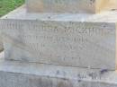 Anne Louisa MICKHOLZ,
died 9 July 1915 aged 86 years;
Caffey Cemetery, Gatton Shire