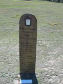 
Robert Samuel ROBERTS "Bob",
21-9-25 - 10-11-98;
Canungra Cemetery, Beaudesert Shire
