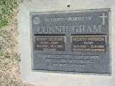 
CUNNINGHAM;
Barry Gilbert "The Fox",
18-2-1936 26-7-2003;
Glenys Patricia,
wife mother,
12-7-1940 - 12-8-1994;
Canungra Cemetery, Beaudesert Shire
