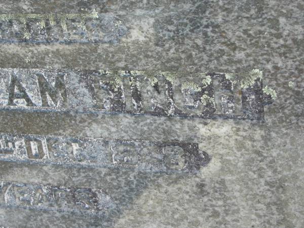 Mervyn William FINCH  | son brother,  | died 5 Dec 1948?  | aged 27 years;  | Canungra Cemetery, Beaudesert Shire  | 