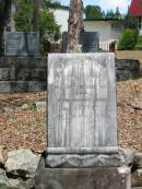 Ida Sophia Simmich 1 Dec 1929
also Mother 23 Dec 1923?
Chapel Hill Uniting (formerly Methodist) Cemetery - Brisbane