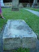 
Sacred to the memory of
Patrick MAYNE died 17th August 1865? 
aged 41 years,
leaving a ?? 5 children to lament their loss 
This stone is erected ??? widow
          Mary MAYNE
In memory ..INA ...A
daughter of ?? trick & ?? Mayne... sbane.
       Aged 7? Months  ? Days

Christ Church (Anglican), Milton, Brisbane
[daughter is probably Evelina Selina 1853-1854,
Patrick & daughter Evelina are believed to be re-interred in Toowong Cemetery in 1889]
