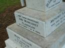 Anthony FLANAGAN, husband,
died 30 Nov 1920 aged 50 years;
Mary Lillian FLANAGAN,
12-9-1909 - 31-7-1998;
Harriet FLANAGAN,
died 30 Sept 1977 aged 93 years;
Ann Margaret FLANAGAN, daughter,
10-3-1908 - 14-8-1995;
Mary Lillian FLANAGAN, daughter,
12-9-1909 - 31-7-1998?;
Sacred Heart Catholic Church, Christmas Creek, Beaudesert Shire
