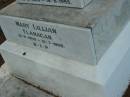 Anthony FLANAGAN, husband,
died 30 Nov 1920 aged 50 years;
Mary Lillian FLANAGAN,
12-9-1909 - 31-7-1998;
Harriet FLANAGAN,
died 30 Sept 1977 aged 93 years;
Ann Margaret FLANAGAN, daughter,
10-3-1908 - 14-8-1995;
Mary Lillian FLANAGAN, daughter,
12-9-1909 - 31-7-1998?;
Sacred Heart Catholic Church, Christmas Creek, Beaudesert Shire