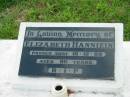 Elizabeth HANNIEIN,
died 10-12-89 aged 90 years;
Sacred Heart Catholic Church, Christmas Creek, Beaudesert Shire