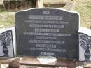 
Arnold Arthur LOBEGEIGER, husband father,
died 21-12-46 aged 59 years;
Wilhelmine Christine LOBEGEIGER, mother,
died 24-1-1979 aged 85 years;
Coleyville Cemetery, Boonah Shire
