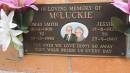 Thomas Smith McLUCKIE
b: 16 Nov 1908
d: 30 Dec 1990
Jessie McLUCKIE
b: 17 May 1922
d: 27 Sep 1997
Cooloola Coast Cemetery