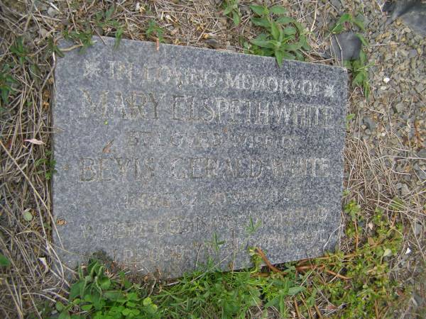 Mary Elizabeth McCONNEL  | b: 24 Mar 1855  | d: 17 Nov 1941  | eldest daughter of William and Martha KENT  |   | James Henry McCONNEL  | b: 18 Apr 1850  | d: 7 Jun 1914  | eldest son of David CANNON and Mary Macleod McCONNEL  |   | Ursula Hope McCONNEL  | b: 27 Oct 1888  | d:  6 Nov 1957  |   | Katharine Macleod McCONNEL  | b: 11 May 1886  | d: 20 Aug 1946  |   | Mary Elspeth WHITE  | b: 11 Oct 82  | d: 25 Mar 56  | wife of Bevis Gerald WHITE  |   | Cressbrook Homestead, Somerset Region  |   | 