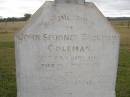 John Spooner Rackham COLEMAN
b: 24 Jan 1815
d: 14 May 1887
(wife)
Mary (COLEMAN)
d: 15 Dec 1892, aged 54
Cressbrook Homestead, Somerset Region