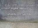 
Leonard Francis KLEIN,
1909 - 1929,
accidentally killed 12 April 1929;
Douglas Catholic cemetery, Crows Nest Shire
