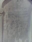 
Robert THOMSON
d: 18 Jul 1868 aged 88 at Townhead, Lockerbie

his spouse
Elizabeth POLLITT
d: aged 38

Cemetery of Dryfesdale Parish Church, Lockerbie, Dumfriesshire, Scotland

