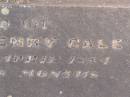 
Grave of Mary COSTELLO,
Frances Mary GALE,
& James Henry GALE,
Old Dubbo cemetery,
New South Wales
