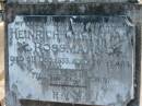 
Heinrich Christian ROSSMANN
5 Dec 1933, aged 76
Eagleby Cemetery, Gold Coast City
