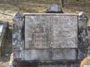 
Juliana GENRICH, mother,
died 22 Sept 1959 aged 82 years;
Gustav GENRICH, husband father,
died 19 Feb 1943 aged 71 years;
Emu Creek cemetery, Crows Nest Shire
