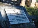 
Thomas DREDGE; 5 May 1952; aged 65
Emily Ellen DREDGE; 19 Sep 1962; aged 83
Glamorgan Vale Cemetery, Esk Shire
