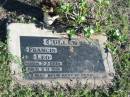 
Francis Leo CULLEN; b: 2 Feb 1909; d: 2 Nov 1991
Glamorgan Vale Cemetery, Esk Shire

