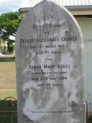 George Alexander GRENIER
4 Mar 1915 aged 73
(wife) Sarah Mary Agnes GRENIER
27 May 1924 aged 78
Gods Acre cemetery, Archerfield, Brisbane