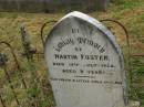 Martin FOSTER,
died 19 July 1924 aged 9 years;
Goomeri cemetery, Kilkivan Shire