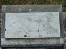 Alice M.M. KOFFAL,
wife mother,
died 16 Aug 1970 aged 82 years;
George August KOFFAL,
husband father,
died 28 Jan 1978 aged 82 years;
Goomeri cemetery, Kilkivan Shire