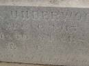 Charles UNDERWOOD,
husband of Mary A. UNDERWOOD,
died 6 ?? 1917 aged 70 years;
Greenmount cemetery, Cambooya Shire