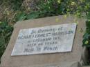 Richard Ernest HARRISON,
of Greenmount,
aged 92 years;
Greenmount cemetery, Cambooya Shire