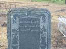 Johnas LIPP,
died 16 April 1917 aged 77 years;
Greenmount cemetery, Cambooya Shire