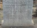 Richard SCOTNEY,
husband of Ann SCOTNEY,
died 30 Dec 1917 aged 75 years 9 months;
Ann SCOTNEY,
mother,
died 11 April 1921 aged 71 years;
Greenmount cemetery, Cambooya Shire