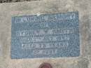 Sydney W. SMITH,
died 7 July 1957 aged 75 years;
Greenmount cemetery, Cambooya Shire