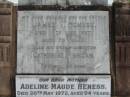 James T HENESS
10 Oct 1937
78 yrs
grand-daughter
Catherine FINNIGAN
Adeline Maud HENESS
26 May 1972
94 yrs
St Matthews (Anglican) Grovely, Brisbane