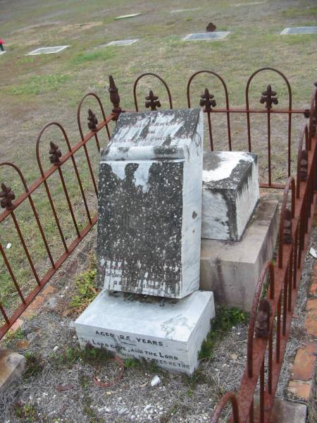Albert MEISSNER  | accidently killed at Ipswich Railway Station  | 25 Feb 1902, aged 25  | Haigslea Lawn Cemetery, Ipswich  | 